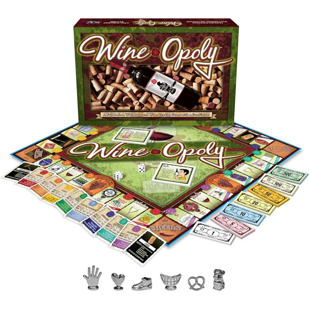 Wine-Opoly Wine Lover Board Game NEW
